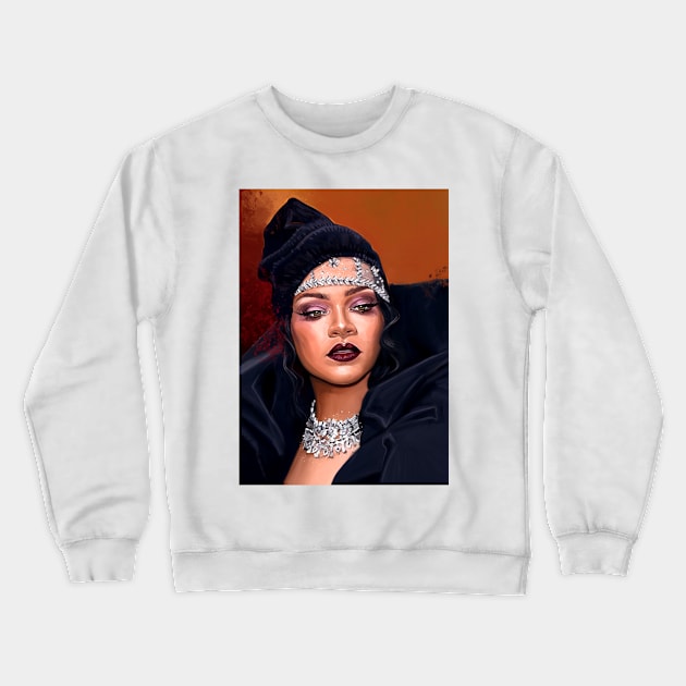 Rihanna Crewneck Sweatshirt by dmitryb1